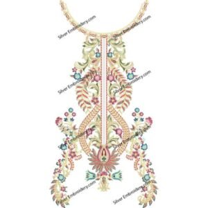 Neck Embroidery Design NED1153-24