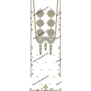 Neck Embroidry Pattren NED1166-24