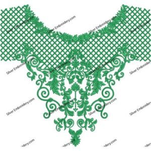Neck Embroidry Design NED1170-24