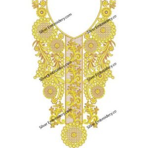 Neck Embroidry Design NED1184-24