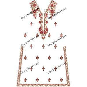 Neck Embroidry Pattren NED1187-24