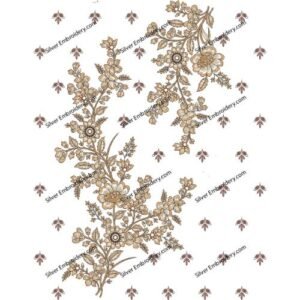 Neck Embroidry Pattren NED1195-24