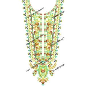 Neck Embroidry Pattren NED1197-24