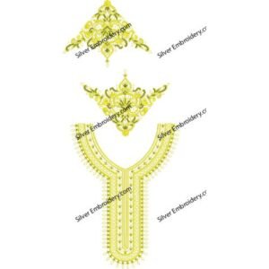 Neck Embroidry Design NED1199-24
