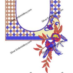 Unique Neck Embroidry NED1228-24