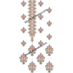 Neck Embroidery Machine Design NED1254-24