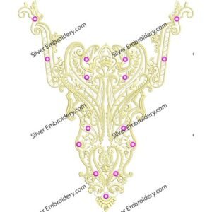 Beautiful Neck Embroidry NED1257-24