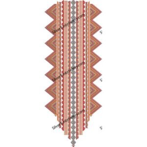 Neck Embroidery Machine Design NED1265-24