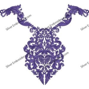 Unique Neck Embroidry NED1267-24