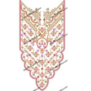Unique Neck Embroidry NED1302-24