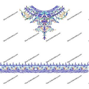 Neck Embroidry Design NED1304-24