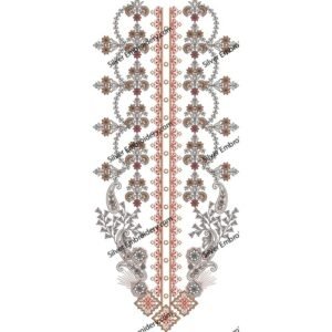 Neck Embroidry Pattren NED1318-24