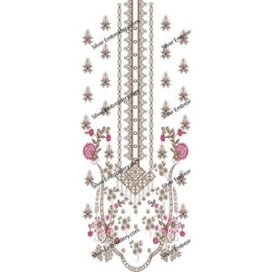 Neck Embroidery Machine Design NED1321-24