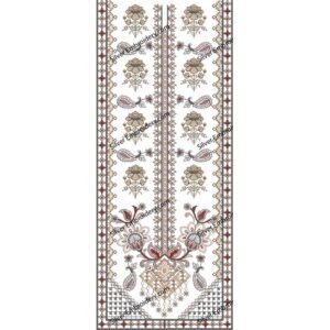 Neck Embroidry Design NED1328-24