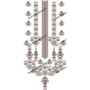 Neck Embroidery Machine Design NED1334-24