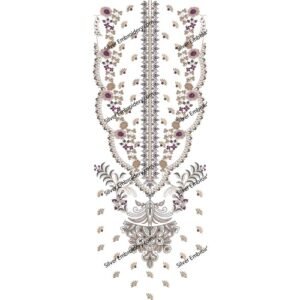 Neck Embroidry Design NED1337-24