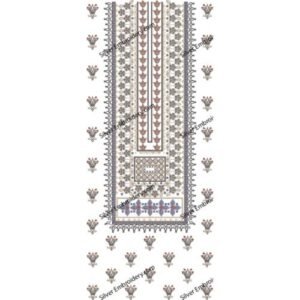 Neck Embroidry Pattren NED1345-24