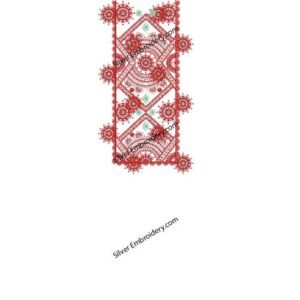 Neck Embroidry Design NED1354-24