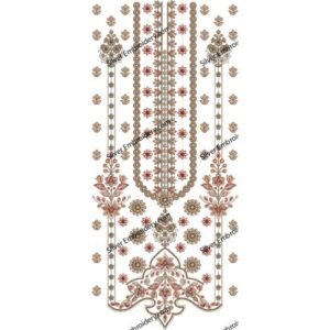 Neck Embroidry Pattren NED1356-24