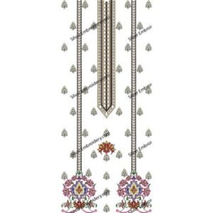 Neck Embroidry Pattren NED1380-24