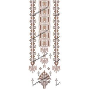 Unique Neck Embroidry NED1383-24