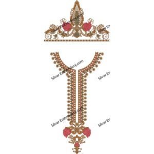 Neck Embroidry Design NED1410-24