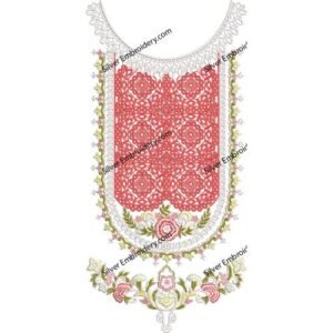 Unique Neck Embroidry NED1416-24