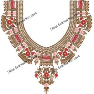 Unique Neck Embroidry NED1420-24