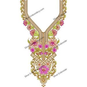 Neck Embroidry Design NED1433-24