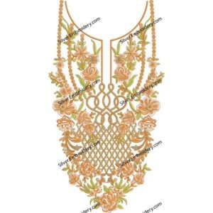 Unique Neck Embroidry NED1457-24