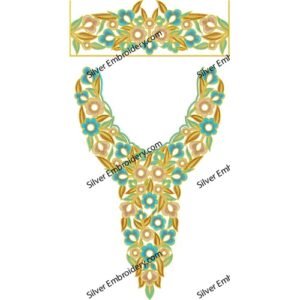 Kaftan Floral Embroidery KED146-24