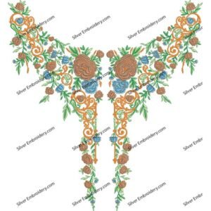 Embroidery Neck Design NED1461-24