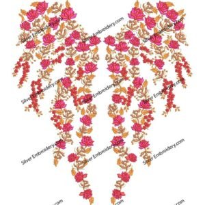 Neck Embroidry Pattren NED1462-24