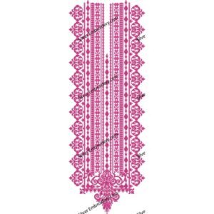 Neck Embroidery Machine Design NED1464-24