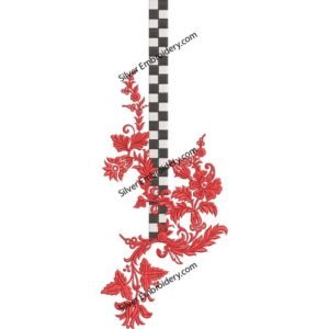 Flower Neck Embroidery NED1465-24