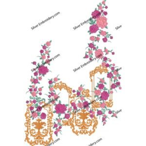 Neck Embroidry Design NED1472-24