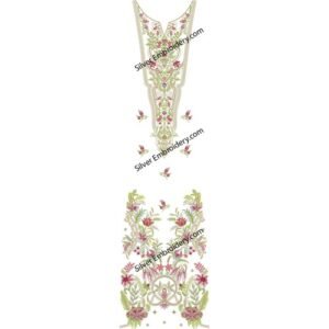 Neck Embroidry Design NED1480-24