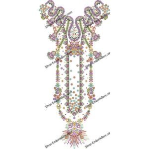 Embroidery Neck Design NED1482-24