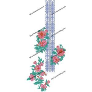 Neck Embroidery Machine Design NED1487-24