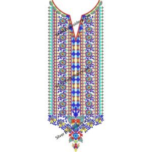 Neck Embroidry Design NED1497-24