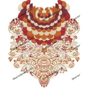 Neck Embroidery Machine Design NED15-24