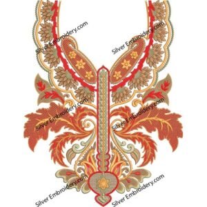 Embroidery Neck Design NED1535-24