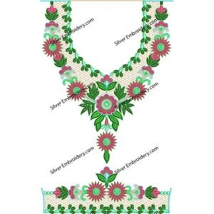 Kaftan Floral Embroidery KED154-24