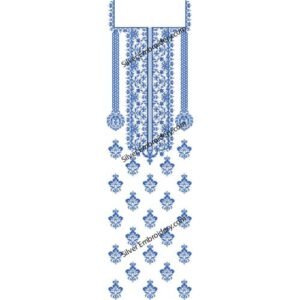Neck Embroidry Pattren NED1558-24