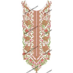 Flower Neck Embroidery NED1559-24