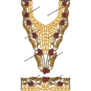 Kaftan Flower Embroidery KED156-24