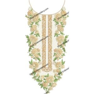 Neck Embroidry Pattren NED1594-24