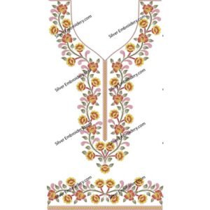 Kaftan Floral Embroidery KED162-24