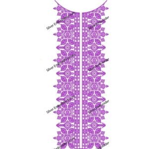 Neck Embroidery Machine Design NED1638-24