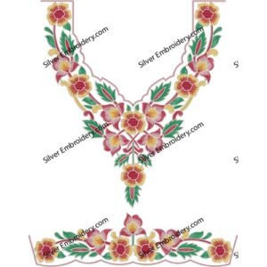 Kaftan Flower Embroidery KED164-24